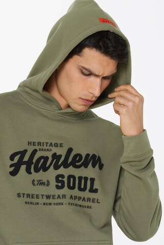 Harlem Soul Sweatshirt 'MON TEL' in Green