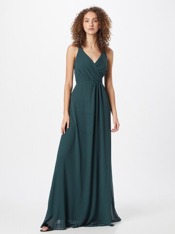 STAR NIGHT Evening Dress in Green: front