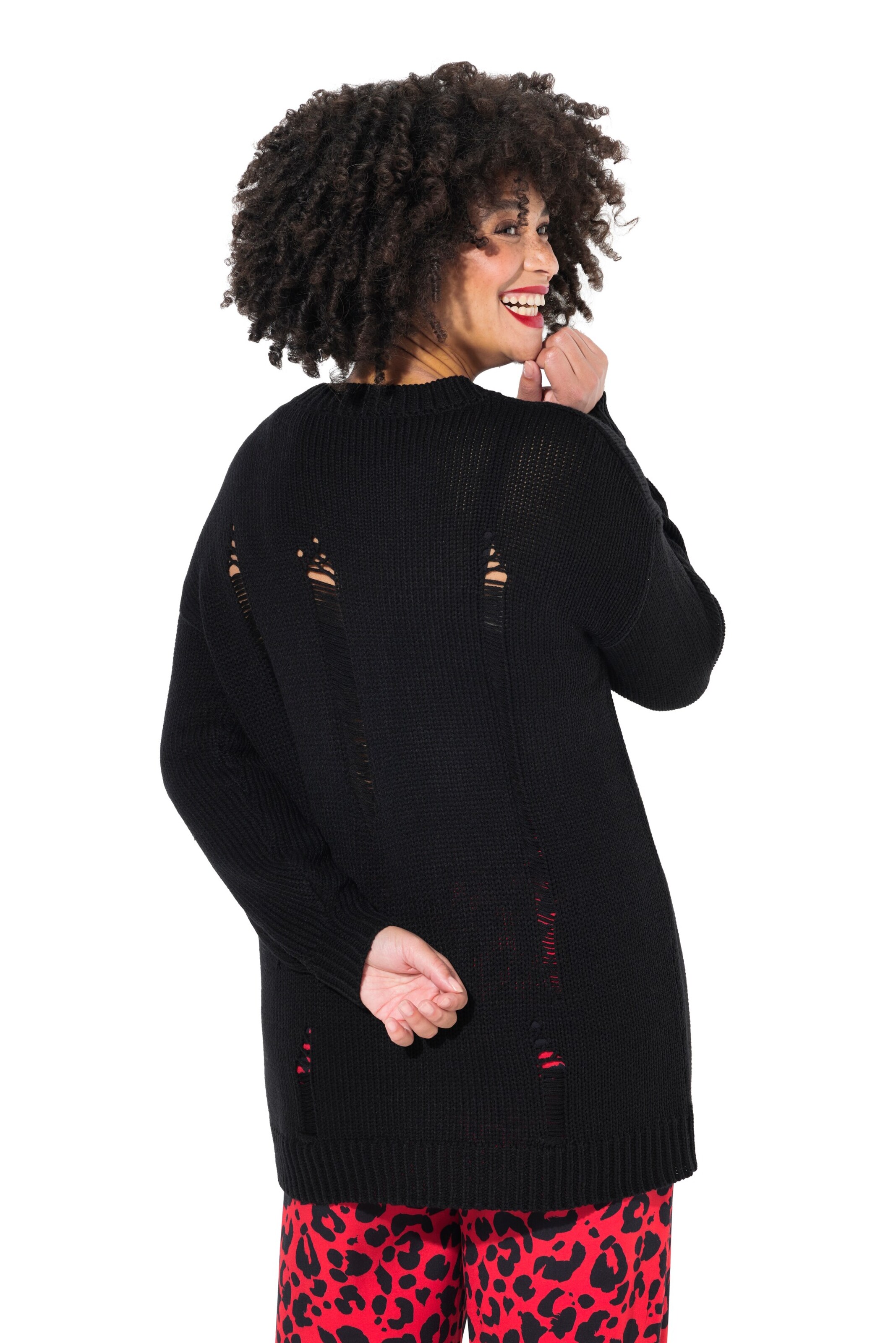 Angel of Style Pullover in Schwarz