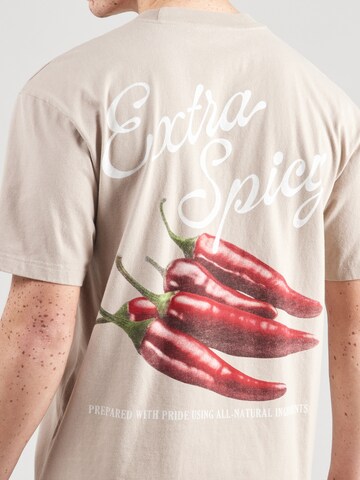 T-Shirt HOLLISTER en marron