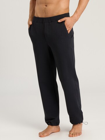 Hanro Regular Sports trousers ' Basic Living ' in Black: front
