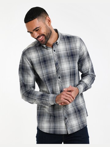Threadbare Slim fit Button Up Shirt 'Luca' in Mixed colours: front