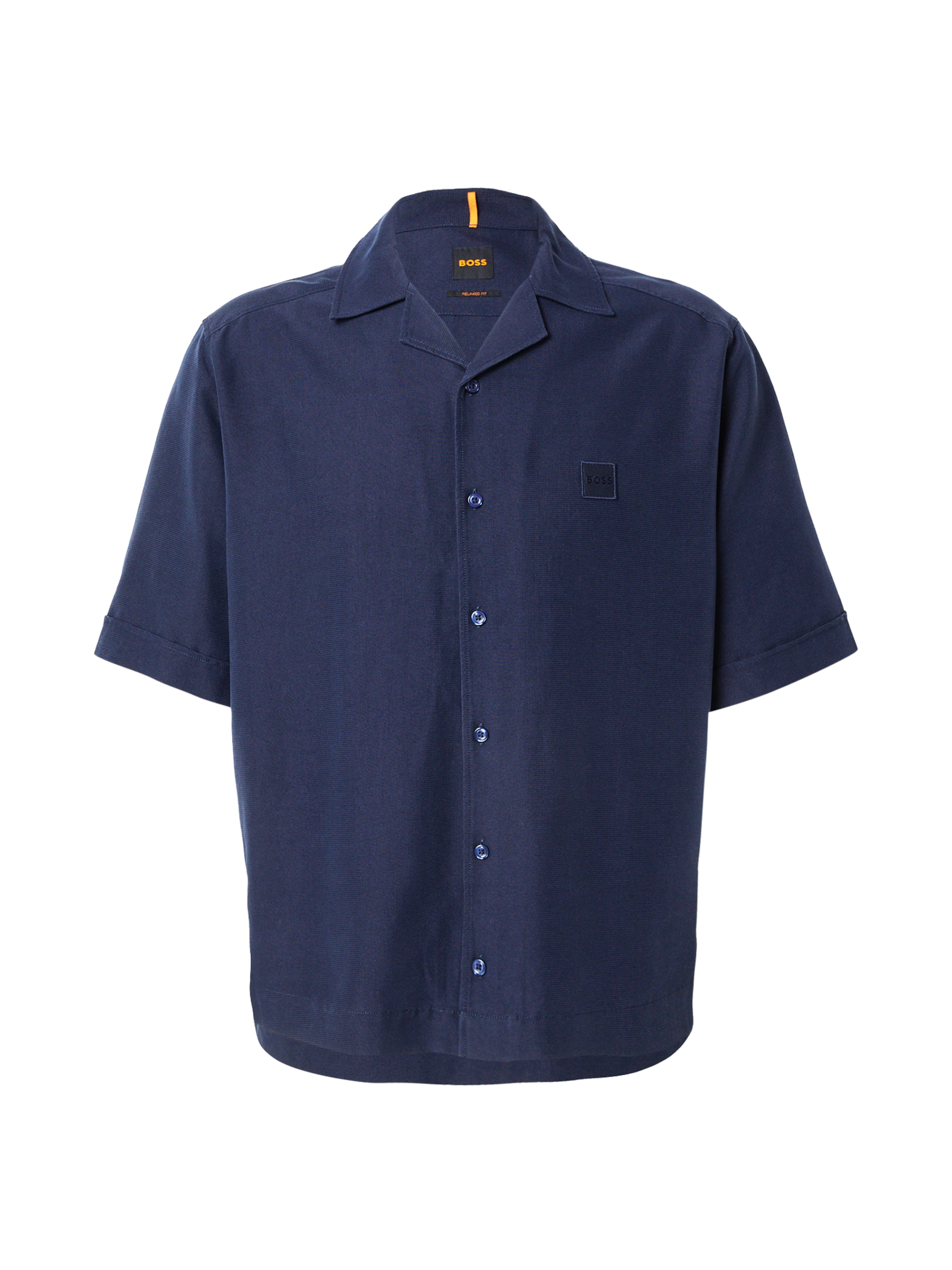 BOSS Comfort fit Button Up Shirt 'Lapisy' in Blue: front