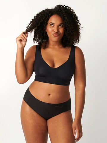 SLOGGI T-shirt Bra ' ZERO Feel ' in Black