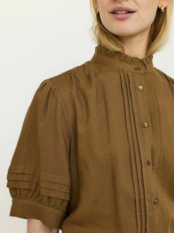 Soft Rebels Shirt ' SRYindi ' in Braun