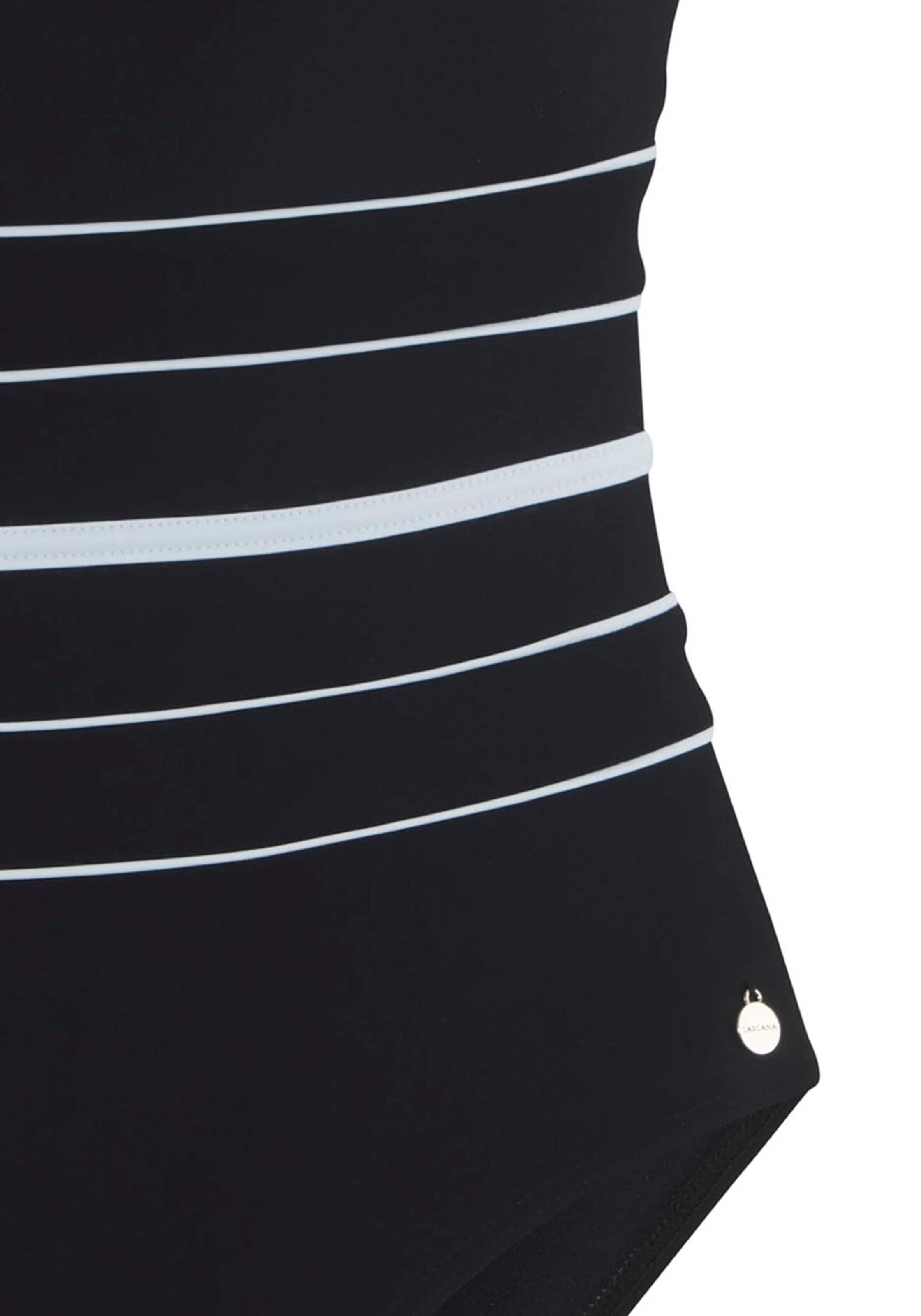 LASCANA Bustier Fürdőruhák - fekete