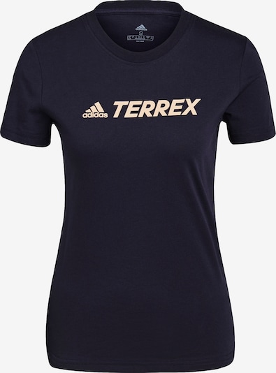 adidas Terrex Funktionsshirt in nachtblau / pfirsich, Produktansicht