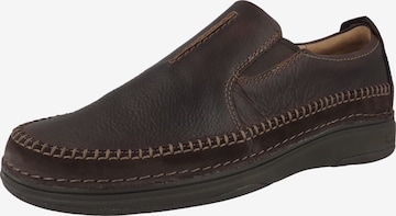 CLARKS - Sapato Slip-on 'Nature 5 Walk' em castanho: frente
