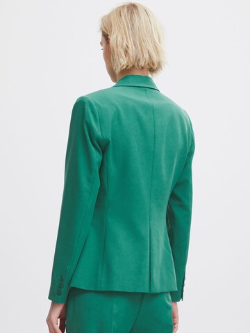 Slimfit Blazer ' IHLEXI ' di ICHI in verde
