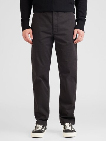 Lee Regular Chino Pants in Black: front