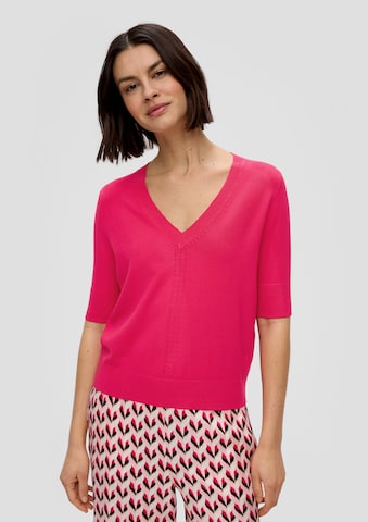 s.Oliver BLACK LABEL - Jersey en rosa: frente