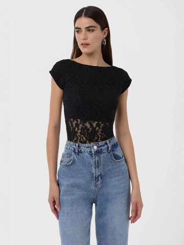 Hiccup - Top em preto