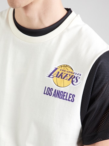 Maglietta 'NBA LOSLAK' di NEW ERA in bianco