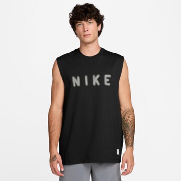 NIKE Funktionstank in Schwarz: Vorderseite