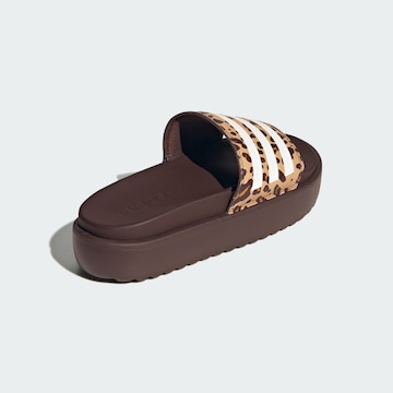 Mule 'Adilette' ADIDAS PERFORMANCE en marron