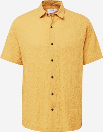 Regular fit Camicia di TOPMAN in giallo: frontale
