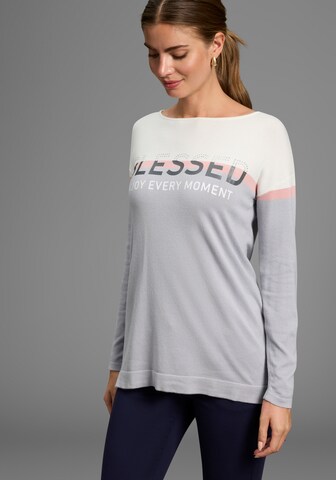 LAURA SCOTT Pullover in Grau: Vorderseite