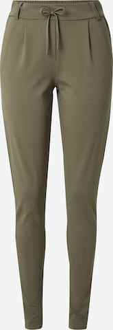 Hailys Tapered Pleat-front trousers 'Jana' in Green: front