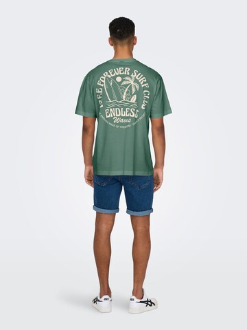 Only & Sons Shirt 'KYLAN' in Green