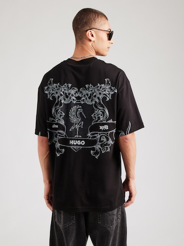 T-Shirt 'Duarms' HUGO en noir : devant