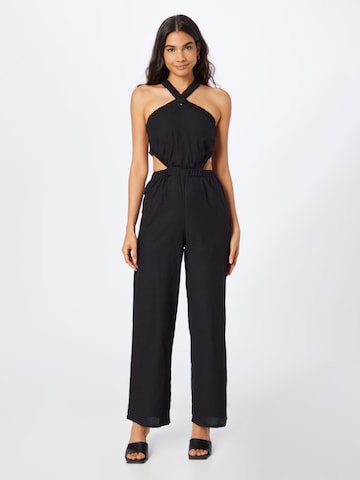 Warehouse Jumpsuit in Zwart: voorkant