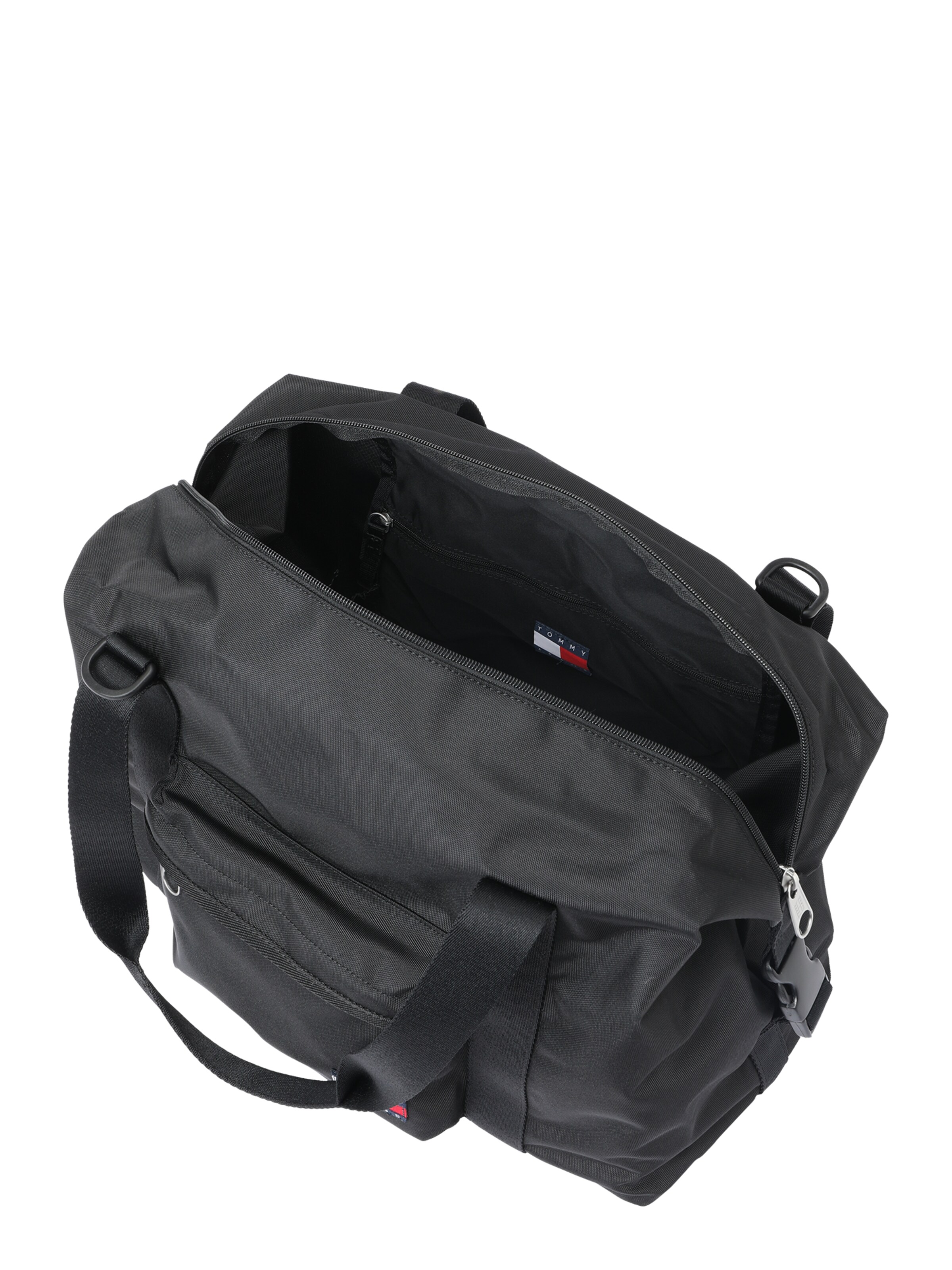 Borsa weekend 'ESS DAILY' di Tommy Jeans in nero