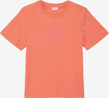 s.Oliver T-shirt i orange: framsida