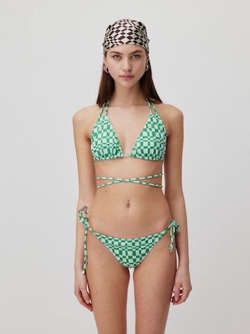 Slip costum de baie 'Caro' de la LeGer by Lena Gercke pe verde: față