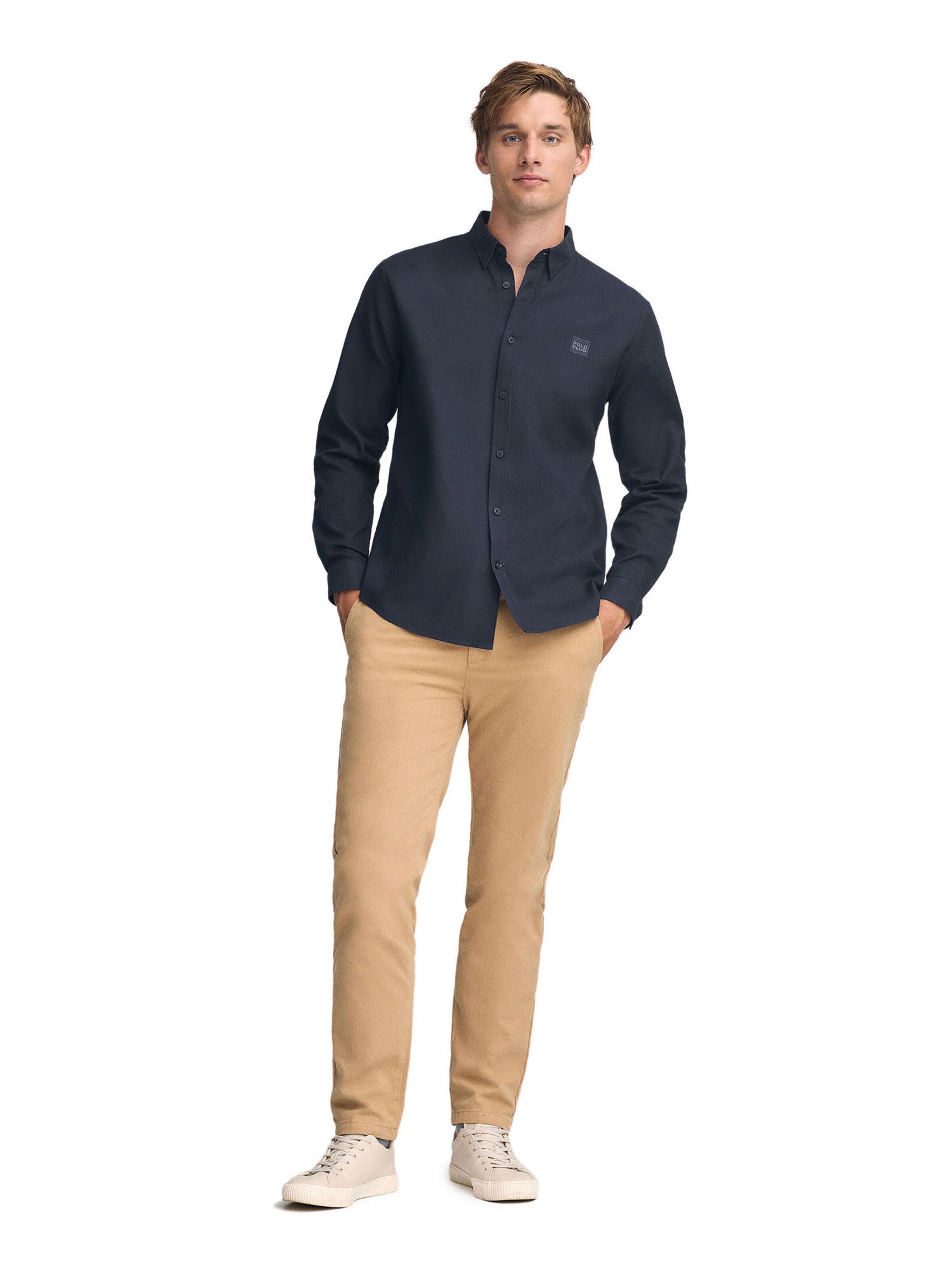 Polo Club Regular Fit Hemd in Blau