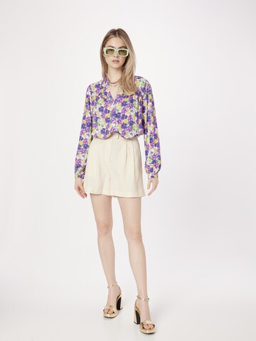 Lollys Laundry Blouse 'Elif' in Purple