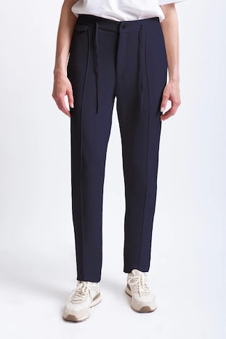 Regular Pantalon UNIQVIBE en bleu : devant