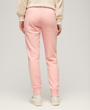 Superdry Tapered Pants 'Essential' in Beige