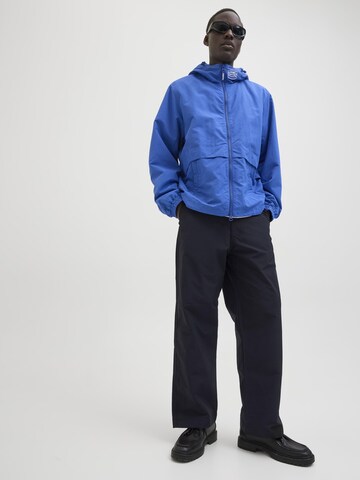 JACK & JONES Regular Trousers with creases 'Baggy' in Black