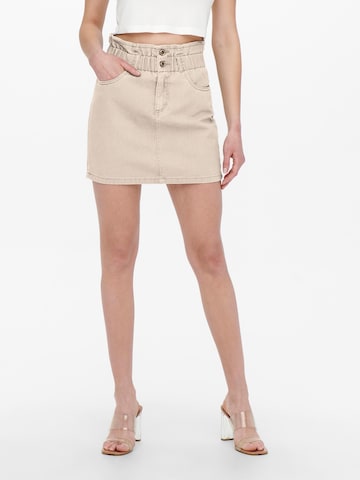 ONLY Skirt 'MILLIE' in Beige: front