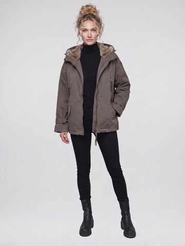 BLONDE No. 8 Winter jacket 'Bella' in Grey: front