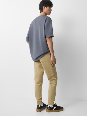 Pull&Bear Tapered Hose in Beige