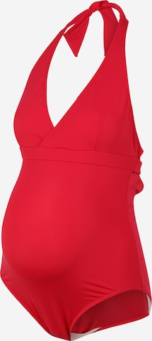 Envie de Fraise Swimsuit 'Nageur' in Red: front