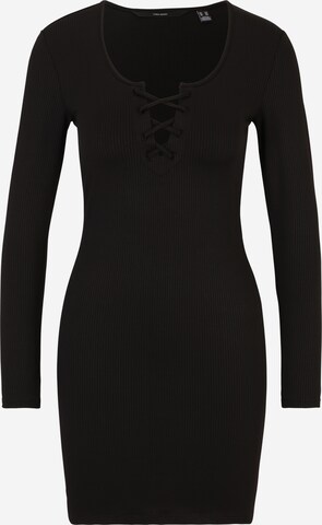 Vero Moda Petite Šaty 'RIVA' – černá: přední strana