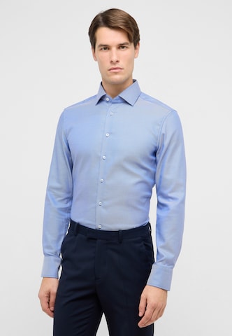 ETERNA Slim Fit Hemd in Blau: Vorderseite