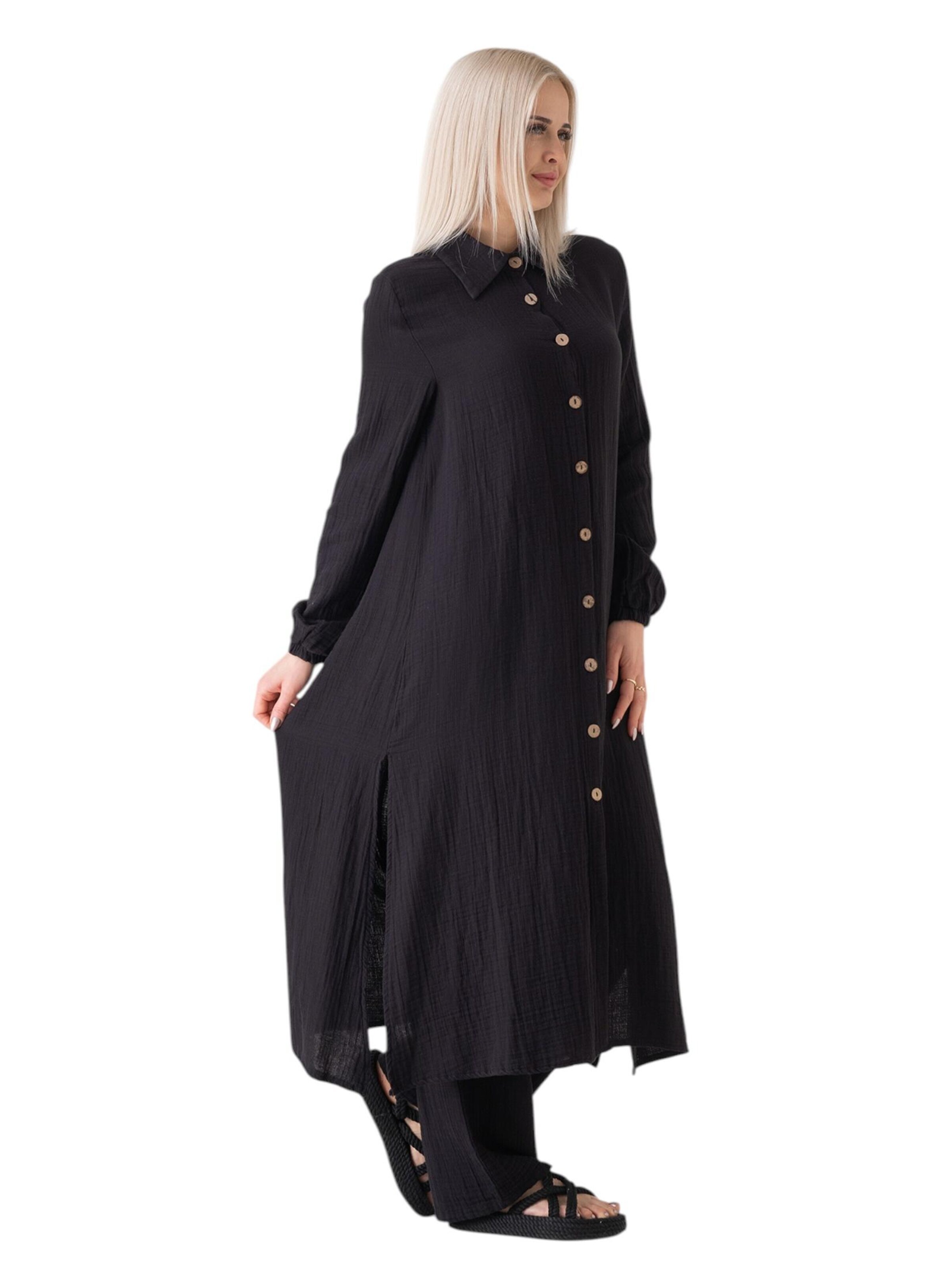 WENOR Blouse 'Nergis' in Zwart