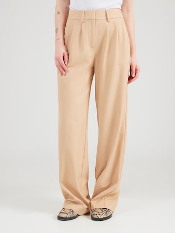 Wide Leg Pantalon à pince 'KATIE' Harper & Yve en beige : devant