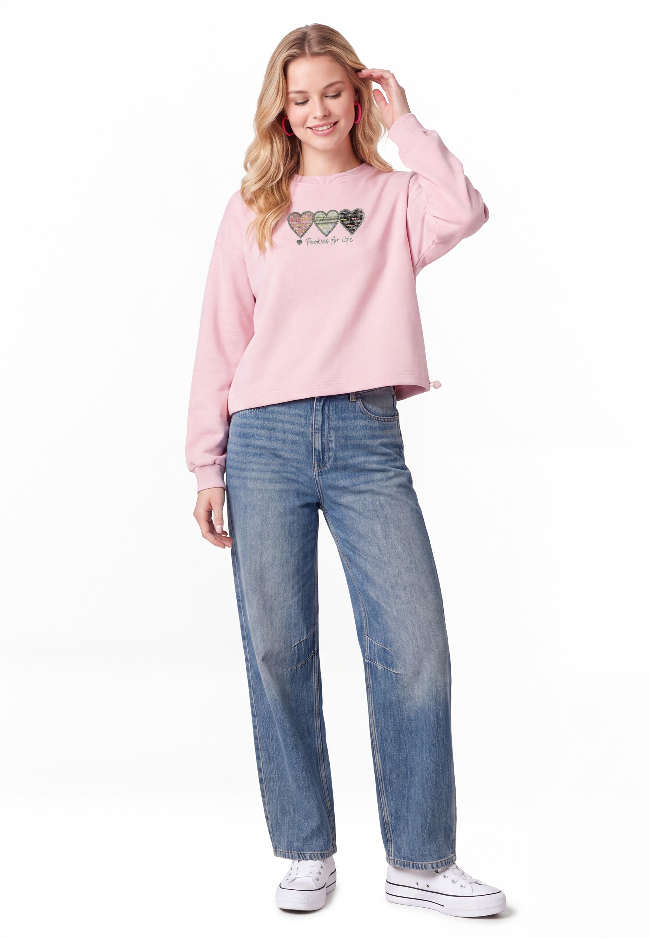 MYMO - Sweatshirt em rosa