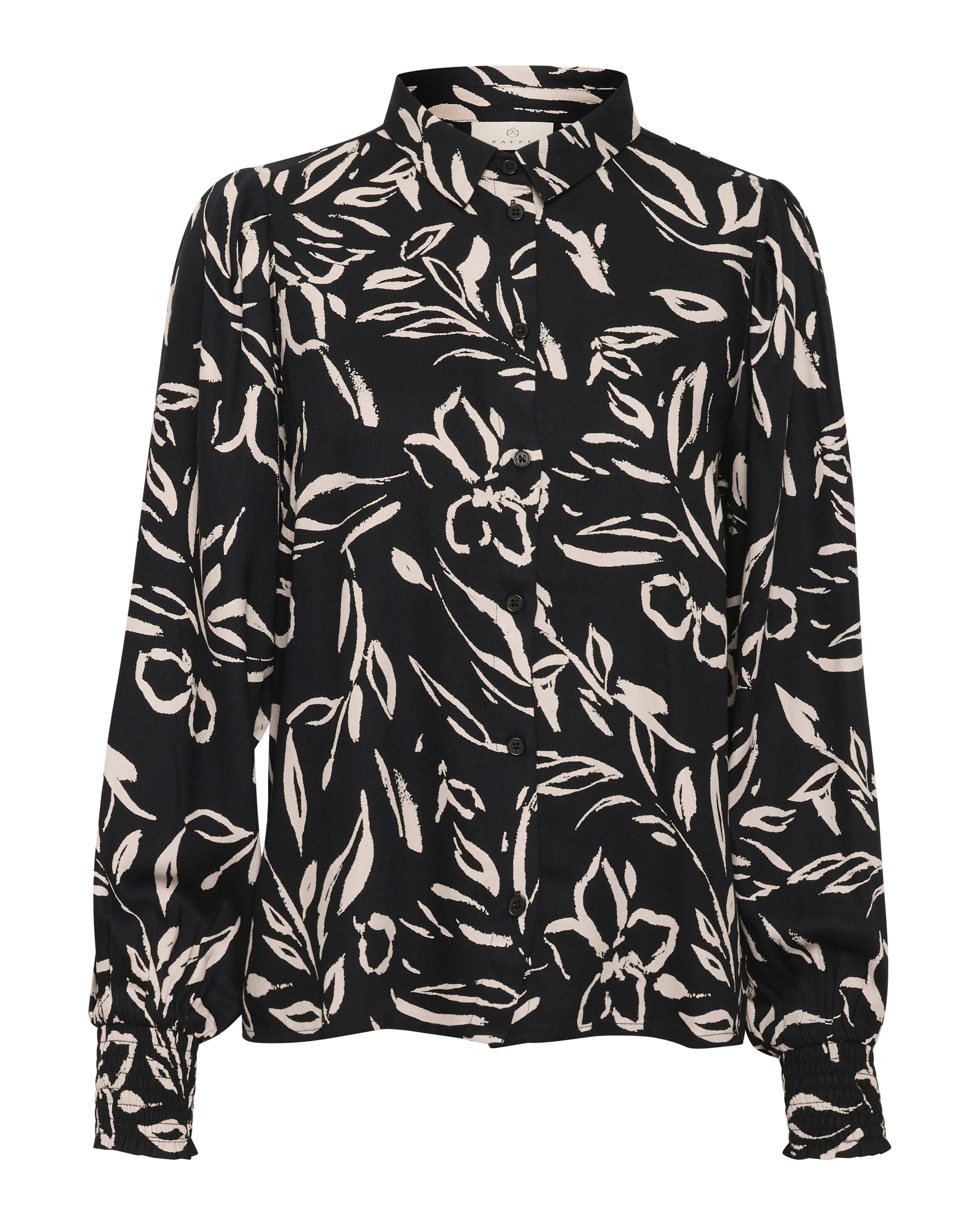 Kaffe Bluse 'KA Forrest' in Schwarz: Vorderseite