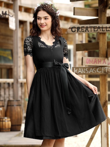 Yesfashion Dirndl w kolorze czarny