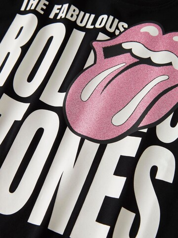 NAME IT - Camiseta 'Rolling Stones' en negro