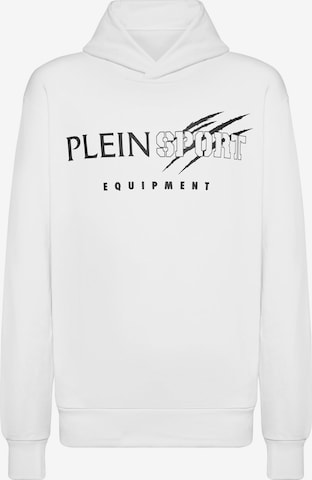 Plein Sport Sweatshirt 'Scratch' in White: front