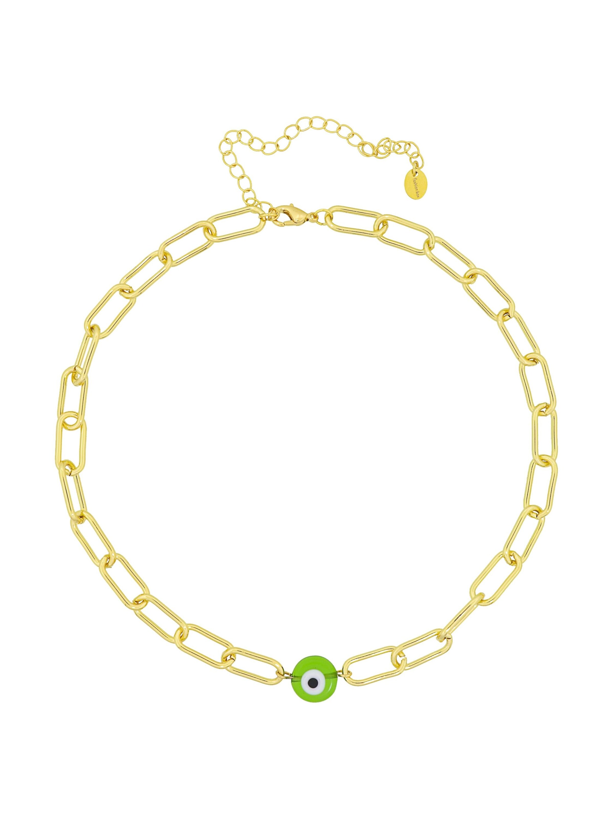 Fashionbox Necklace in Green: front