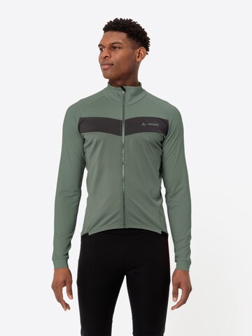 VAUDE Sportsweatjacke 'M Posta LS TR' in Grün: Vorderseite
