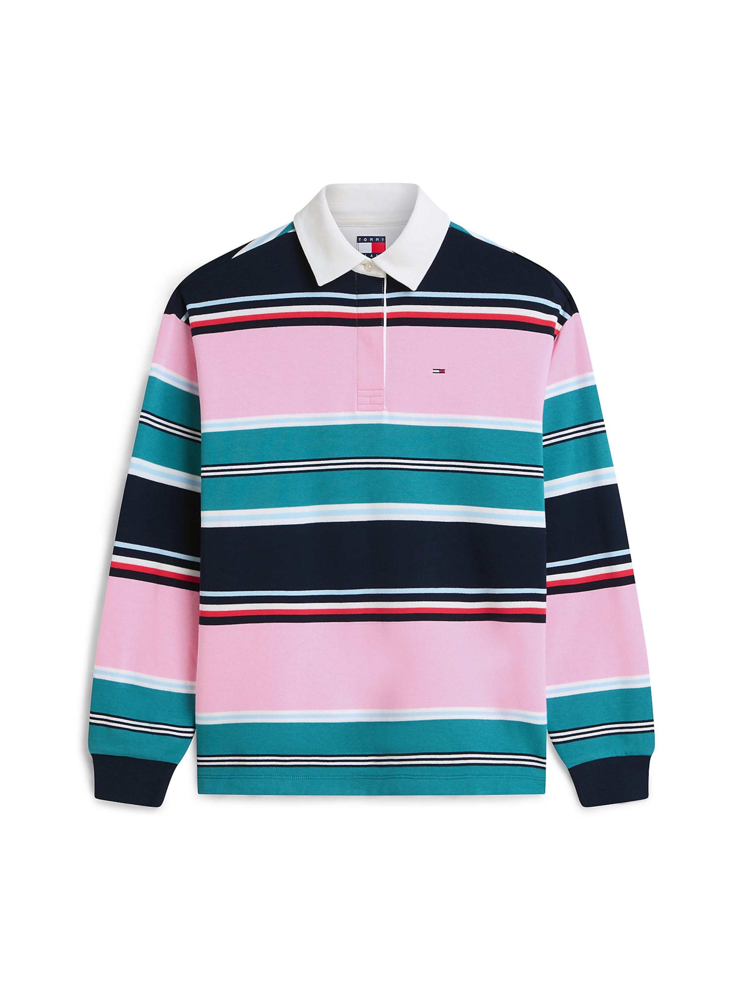 Tommy Jeans Shirt in Roze: voorkant