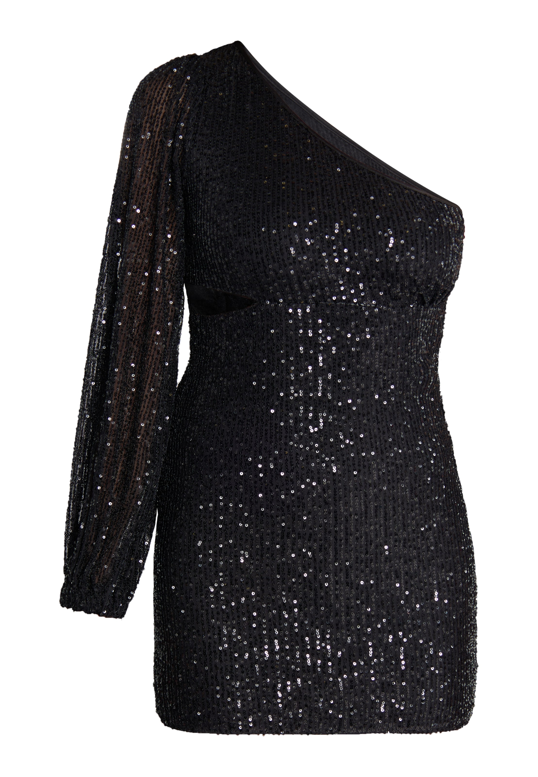 juoda faina Kokteilinė suknelė 'Imane': priekis